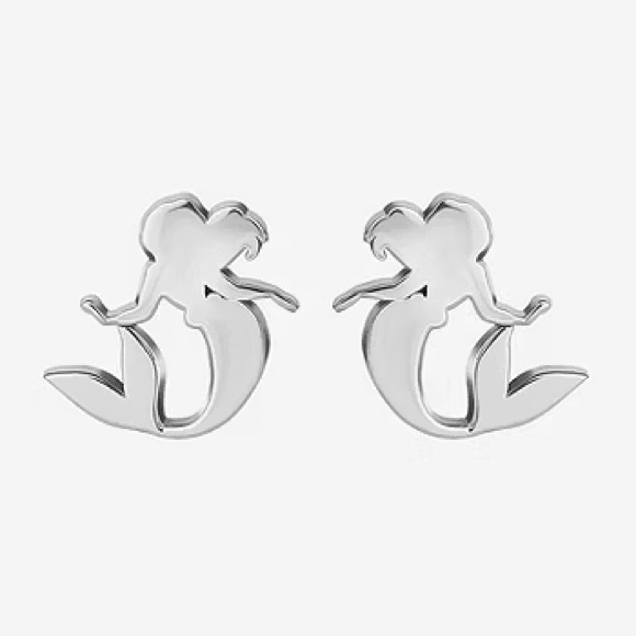 Disney Jewelry - NEW Disney Ariel Sterling Silver Stud Earrings The Little Mermaid